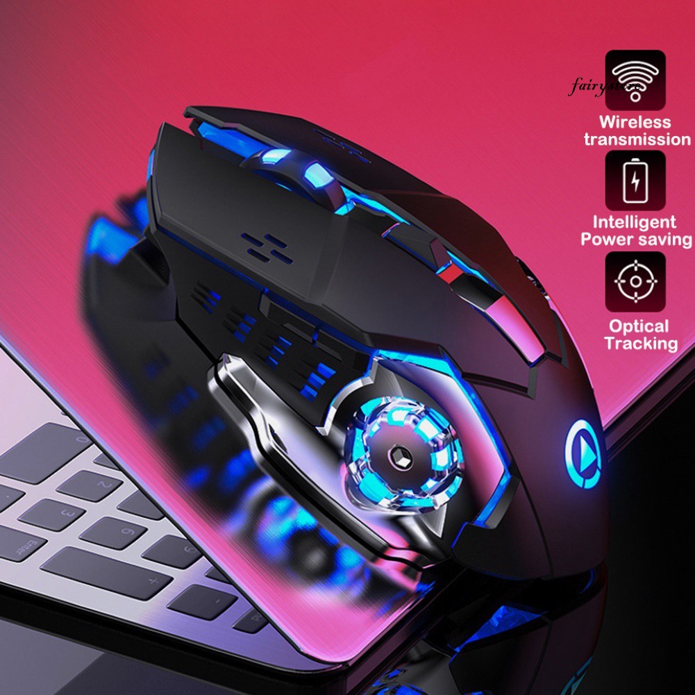 Chuột Gaming Fs + 2.4g Không Dây 1600dpi