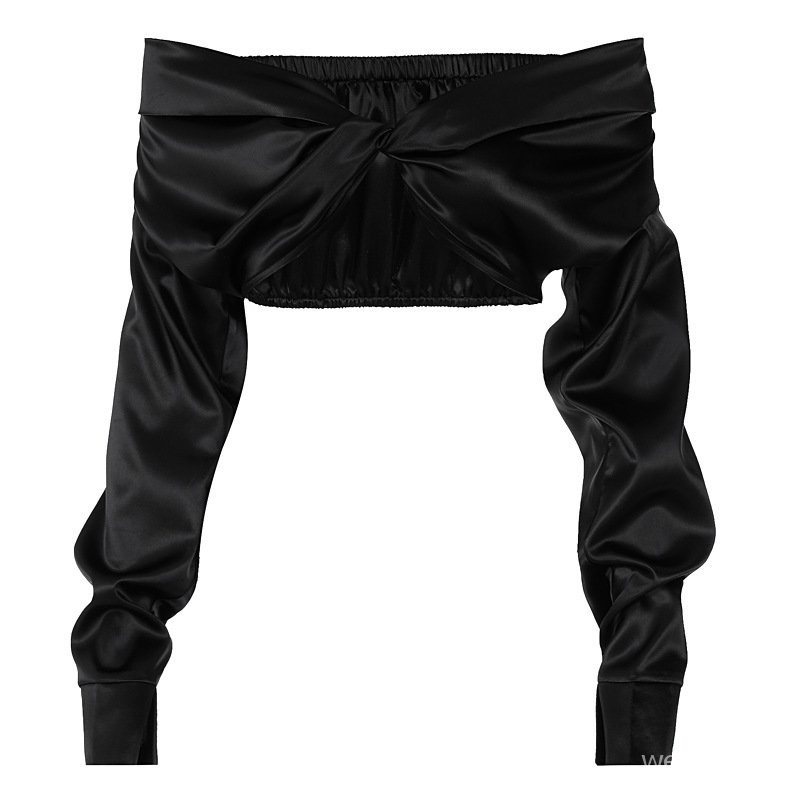 Áo kiểu nữ tay dài trễ vai thiết kế độc đáo quyến rũ thời trang