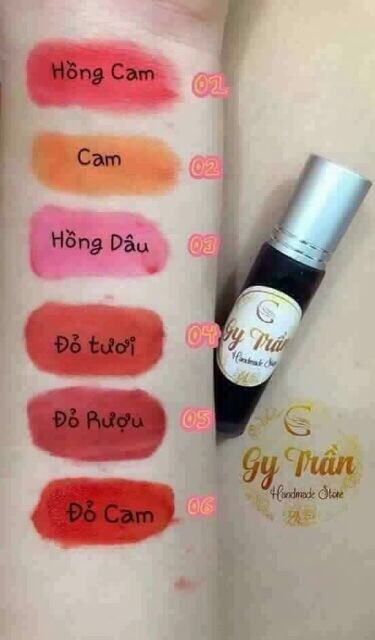 Son tint lăn handmade Gy Trần