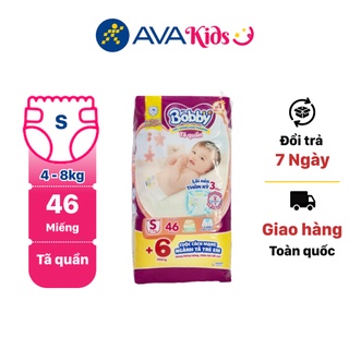 Tã quần Bobby size S 46 miếng (cho bé 4 - 8kg)