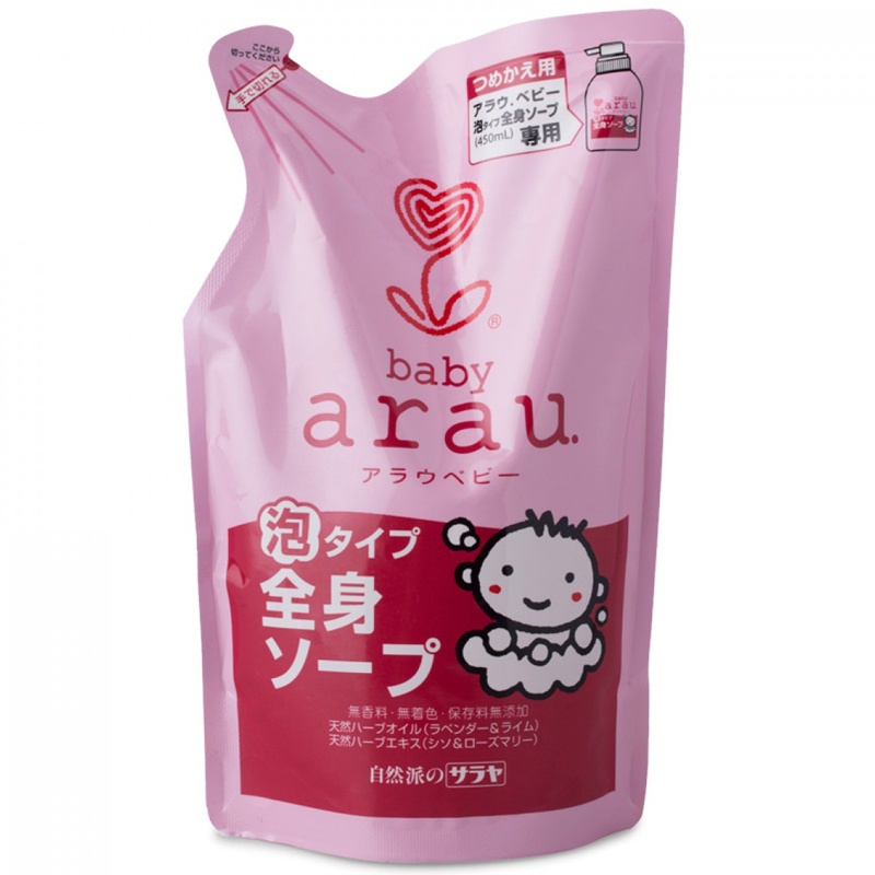 Sữa tắm gội Arau Baby Nhật Bản 450ml