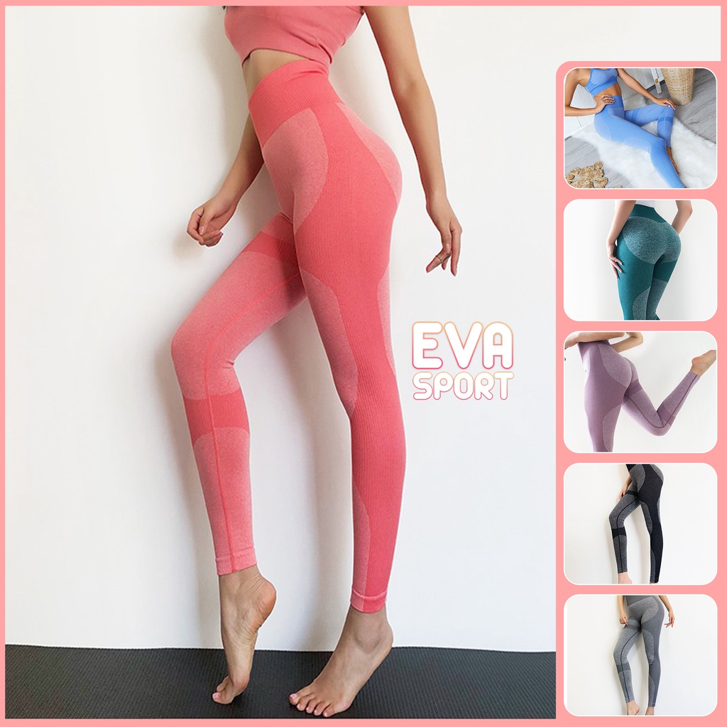 Quần Dài Legging [ DoYou-Even ] Chất Dệt Kim, Tôn Vòng 3 Tập Gym Yoga EvaSport_vn