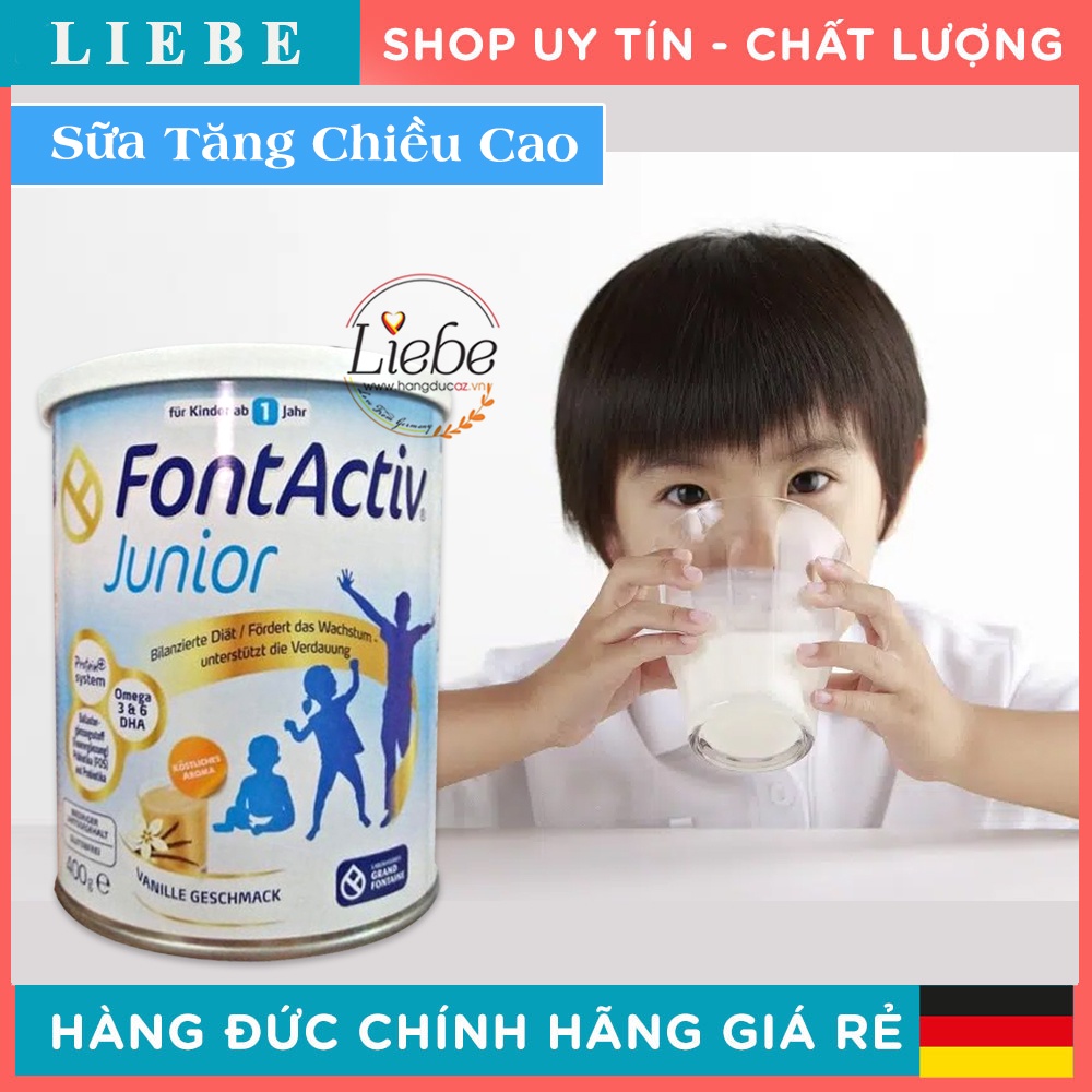 Sữa tăng chiều cao FontActiv Junior 400mg cho bé