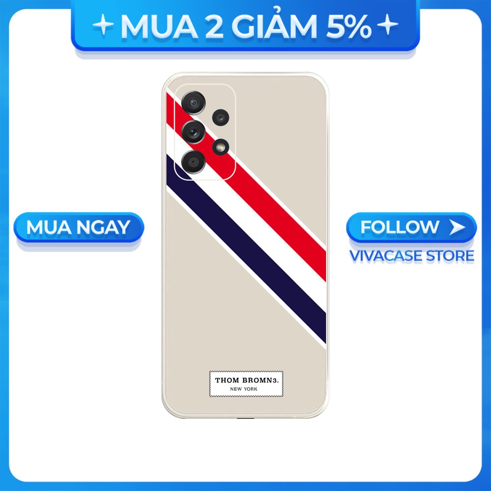 Ốp lưng cạnh vuông Samsung A10/A30S/A72/A50S/A32/...viền bảo vệ camera hình Thom Bromn 3
