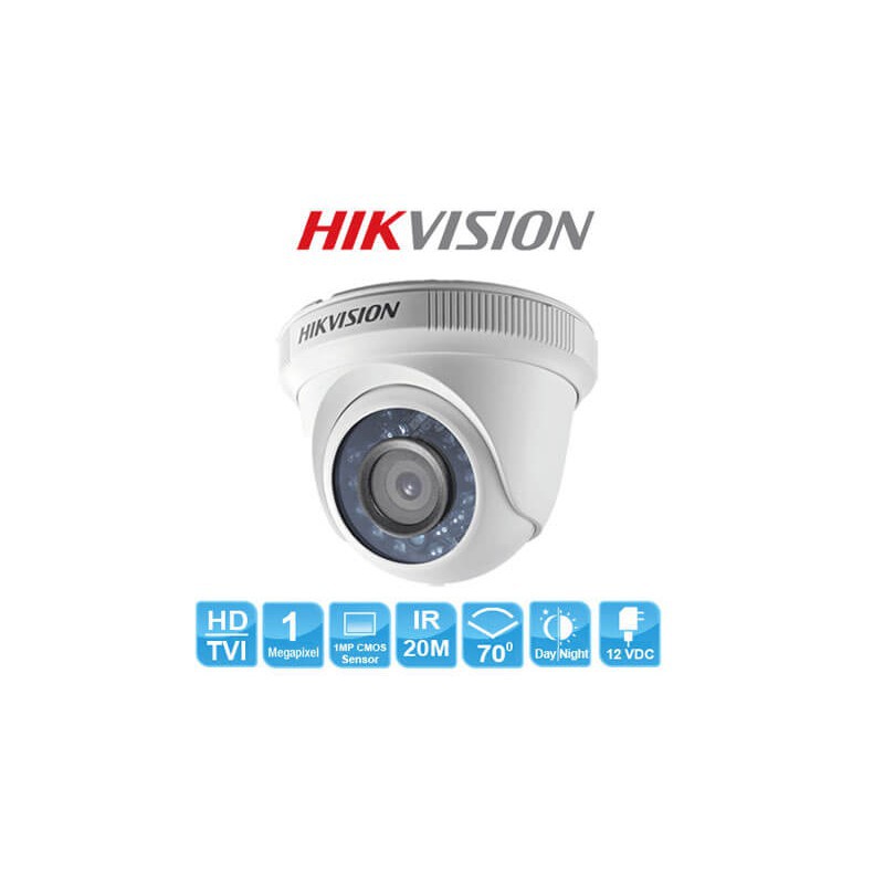 Camera HDTVI 2MP Dome Hikvision DS-2CE56D0T-IRP(C) CHÍNH HÃNG- BẢO HÀNH 2 NĂM