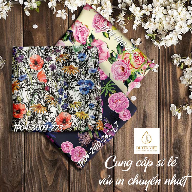 Vải Lụa Satin cao cấp in chuyển nhiệt- may áo dài, đầm thời trang, sơ mi thời trang, đồ bộ pijama cao cấp