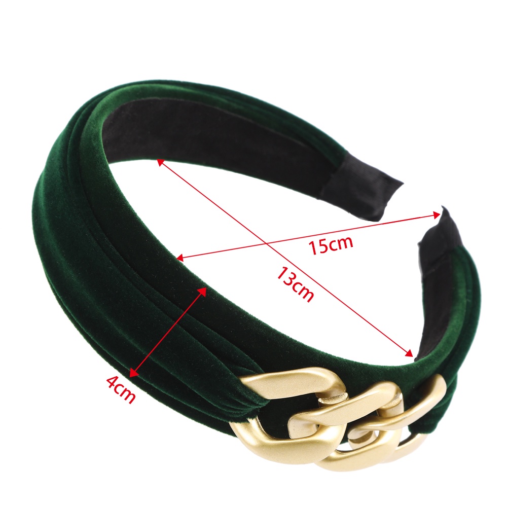 Băng đô  Haimeikang phối mắt xích phong cách thời trang Âu Mỹ