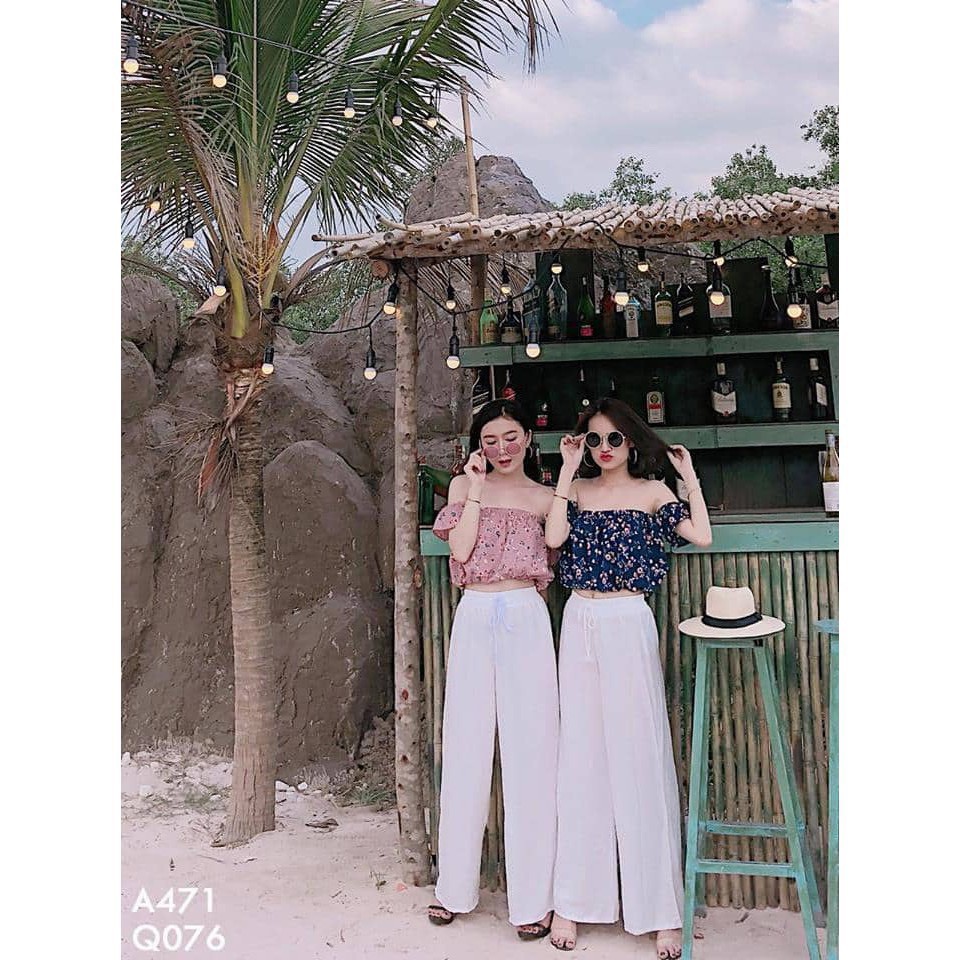 quần đũi ống rộng hot trend