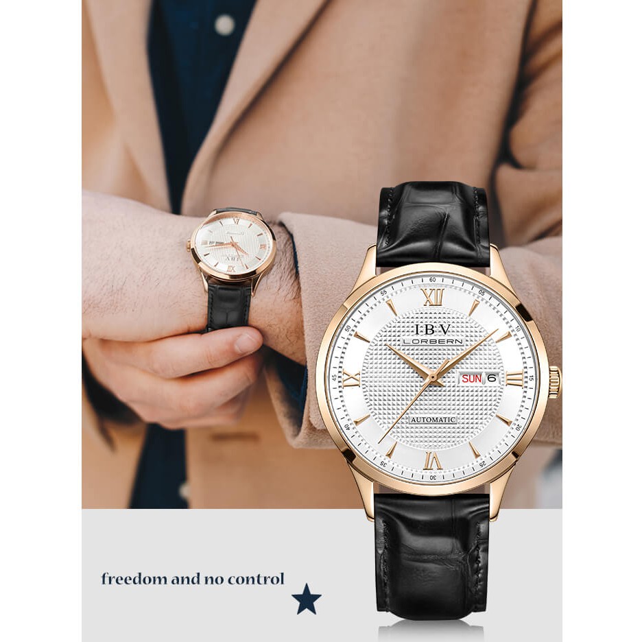 Đồng hồ nam chính hãng LORBERN IBV6019-3