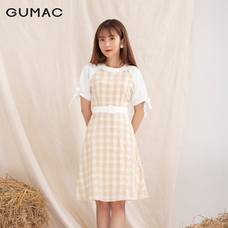 Đầm raglan phối tay DA10127 GUMAC