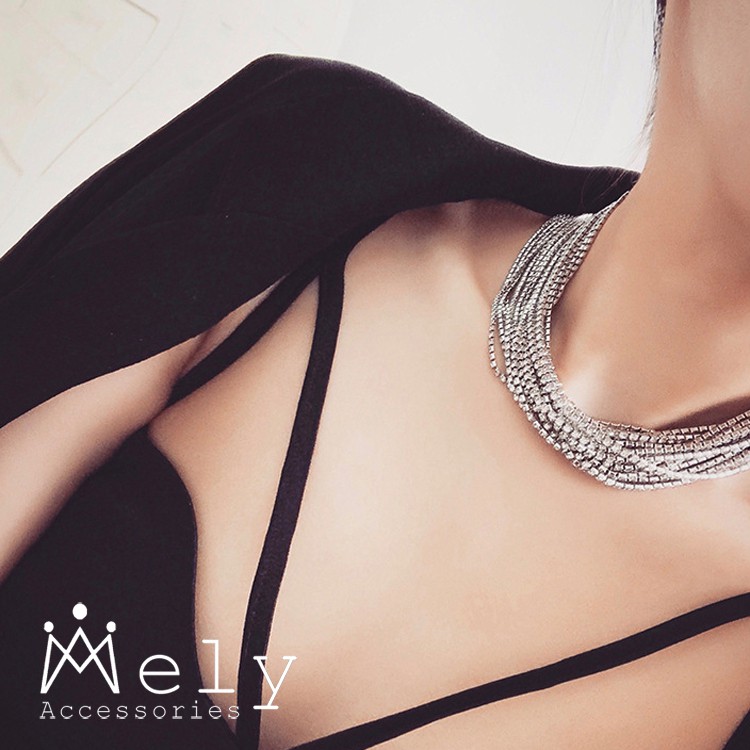 VÒNG CỔ CHOKER ĐÍNH ĐÁ