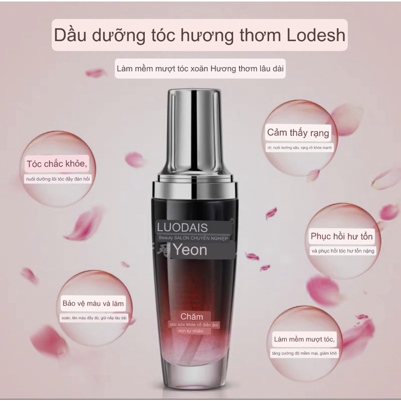 Tinh dầu dưỡng tóc l'uôdais phục hồi, dưỡng ẩm , hương thơm nước hoa