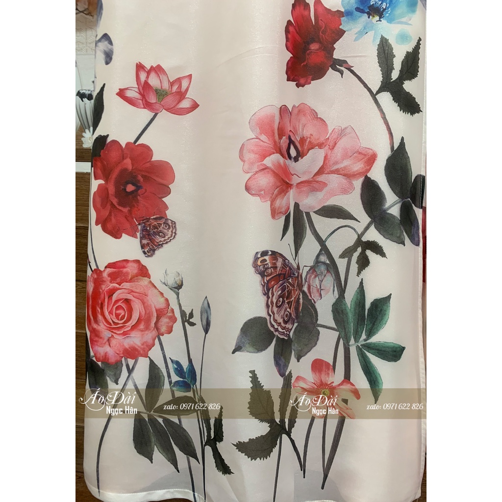 Áo Dài Cách Tân Nữ Dáng Suông Tay Ngắn A03