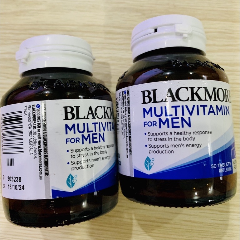 [Hàng chuẩn Úc] Vitamin tổng hợp cho Nam/đàn ông - Blackmores Multivitamin for Men DATE 2023 | Thế Giới Skin Care