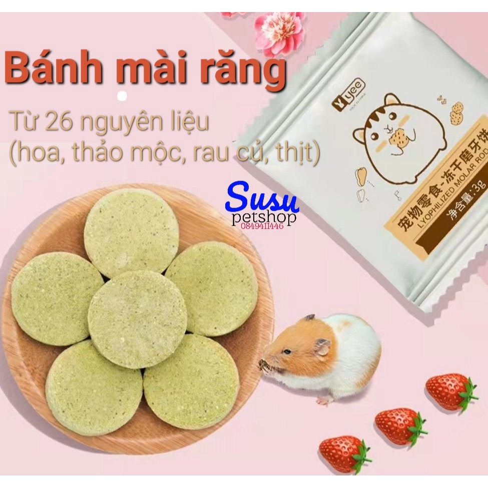 Bánh mài răng YEE cho Hamster, Sóc...