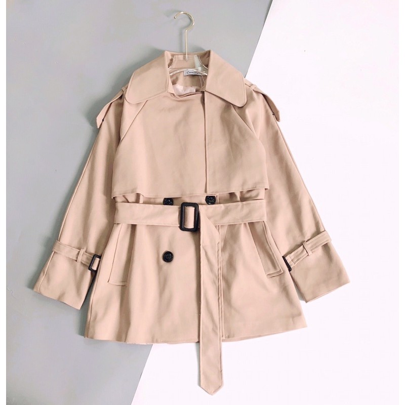 [Mã WASTMAY giảm 15% tối đa 30K đơn 150K] ⚡️ÁO TRENCH COAT⚡️ Áo măng tô/ áo Trench coat dáng lỡ 3 màu kèm belt | BigBuy360 - bigbuy360.vn
