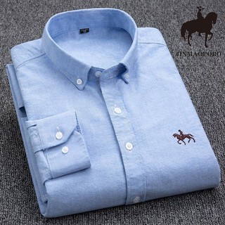 Áo sơ mi nam tay dài 100% cotton