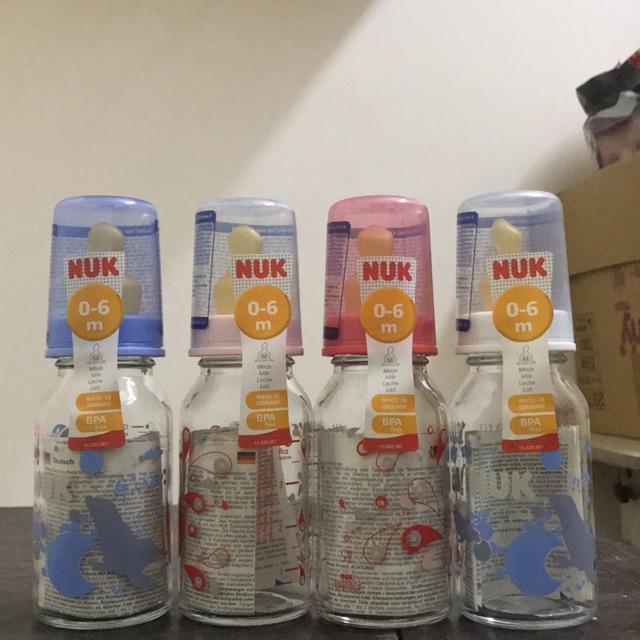Bình thủy tinh nuk 125ml