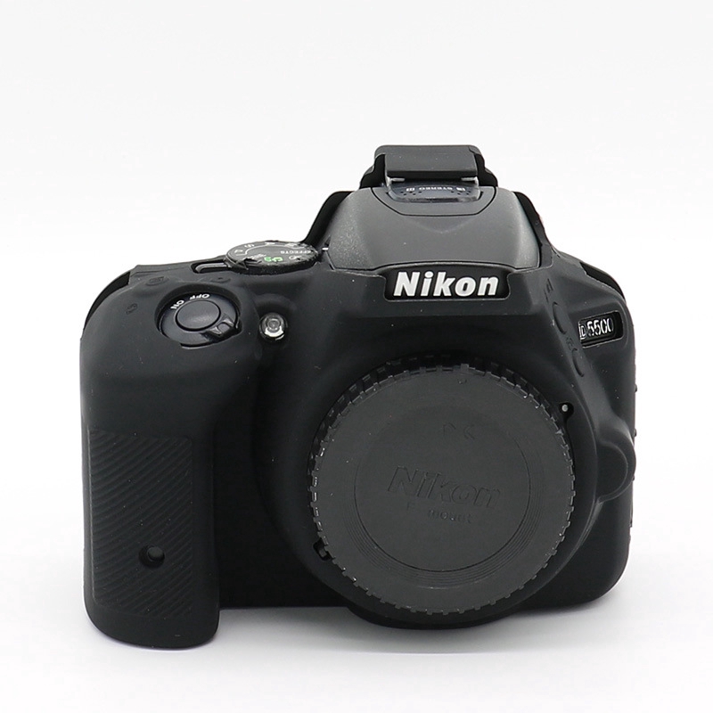 Casing Nikon D5500/D5600 Camera Bag Soft Silicone Rubber Protective Body Cover Case Skin