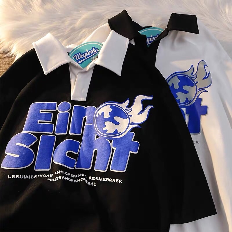 [ Rẻ vô địch ] Áo thun có cổ , áo polo dáng rộng unisex - EIN