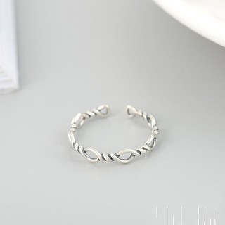 [BẠC TỐT]Nhẫn Bạc Thái S925 Giá Rẻ Cho Nữ N-1743