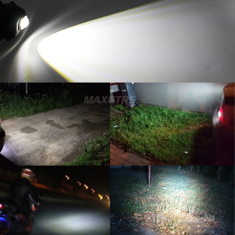 Đèn LED Hậu MAXGTRS Ánh Sáng Trắng Dùng Làm Đèn Lùi/Đèn Đỗ Xe/Đèn DRL Chống Thấm Nước Cho Xe Hơi/Mô Tô