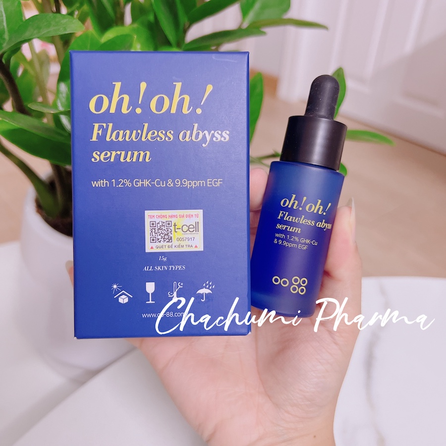Tinh Chất Giảm Sẹo Lõm oh!oh! Flawless Abyss Serum
