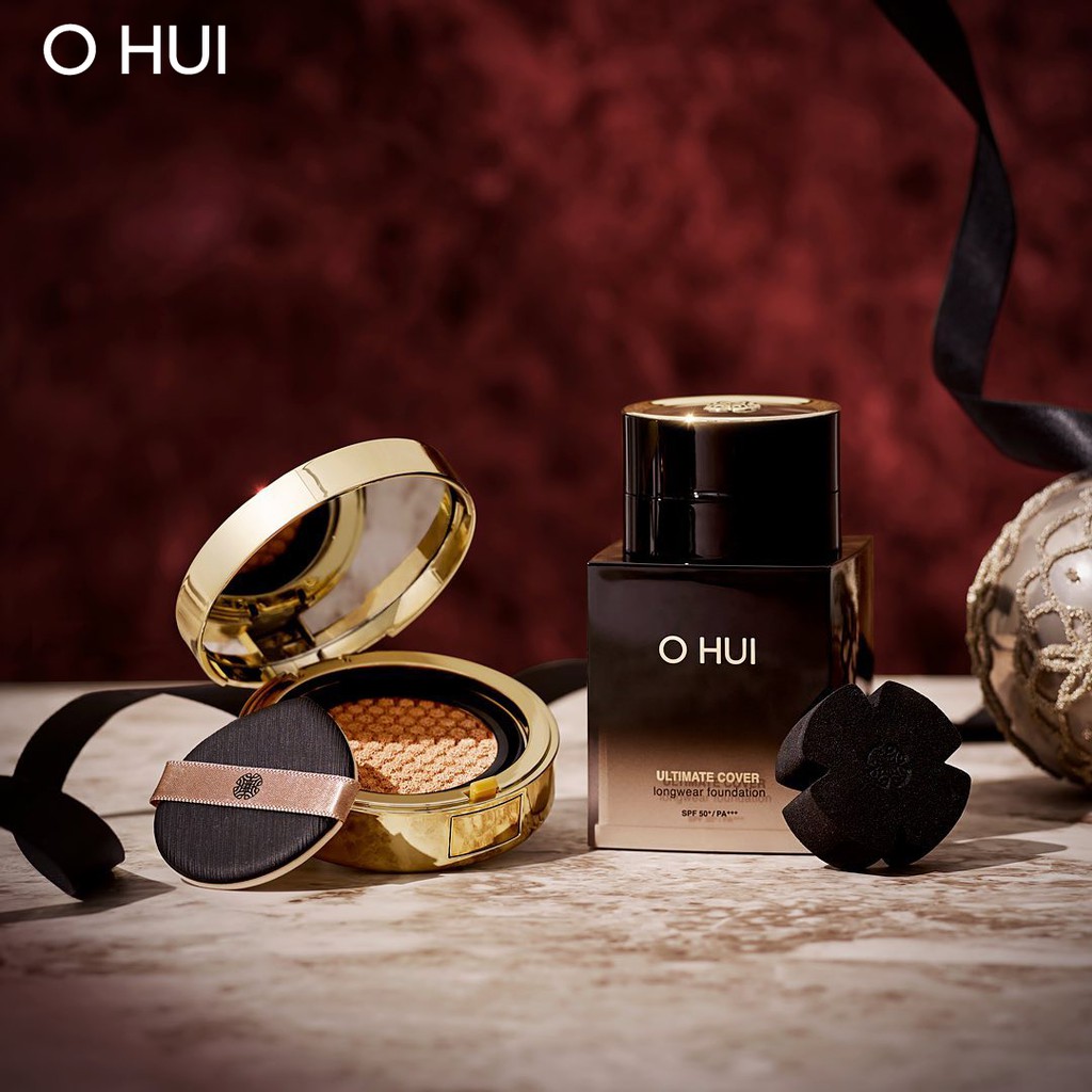 Bộ Kem nền siêu che khuyết điểm da căng bóng OHUI Ultimate Cover Longwear Foundation SPF50+/PA +++ | BigBuy360 - bigbuy360.vn