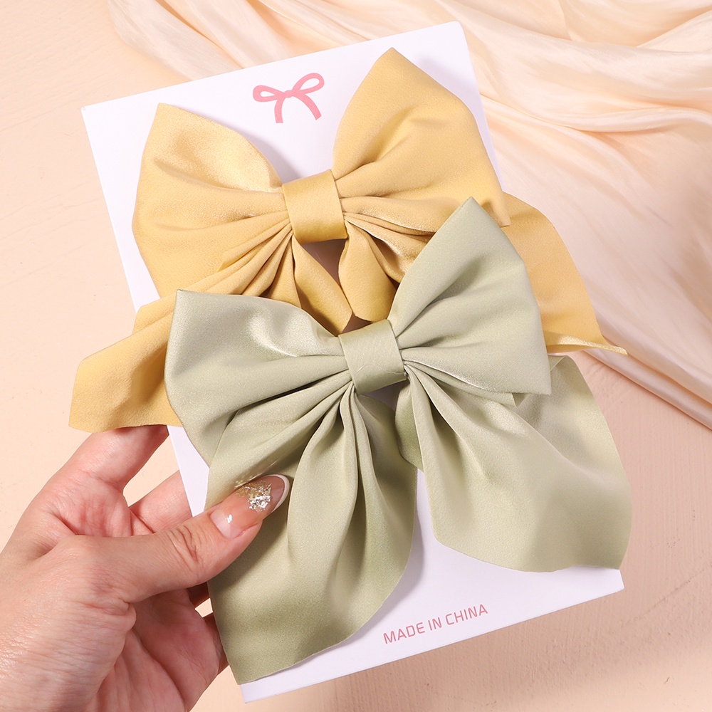 RainBow Bows Set 2 Kẹp Tóc Nơ Dễ Thương Cho Nữ 4.7inch