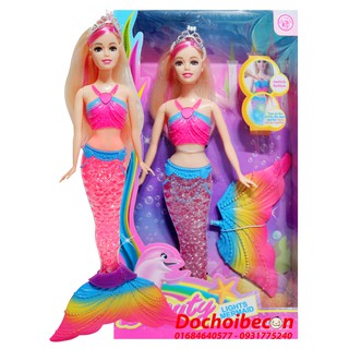 Búp bê Nàng tiên cá Ariel 318 - Dùng pin, có đèn nhạc