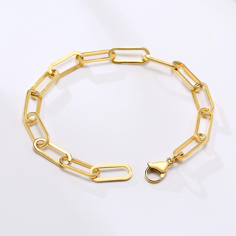 Vnox Vòng Tay Kim Loại Mạ Vàng 18k Cho Nữ