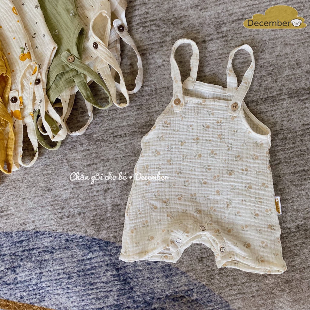 (FREESHIP) Yếm xô musilin siêu xinh cho bé trai/bé gái