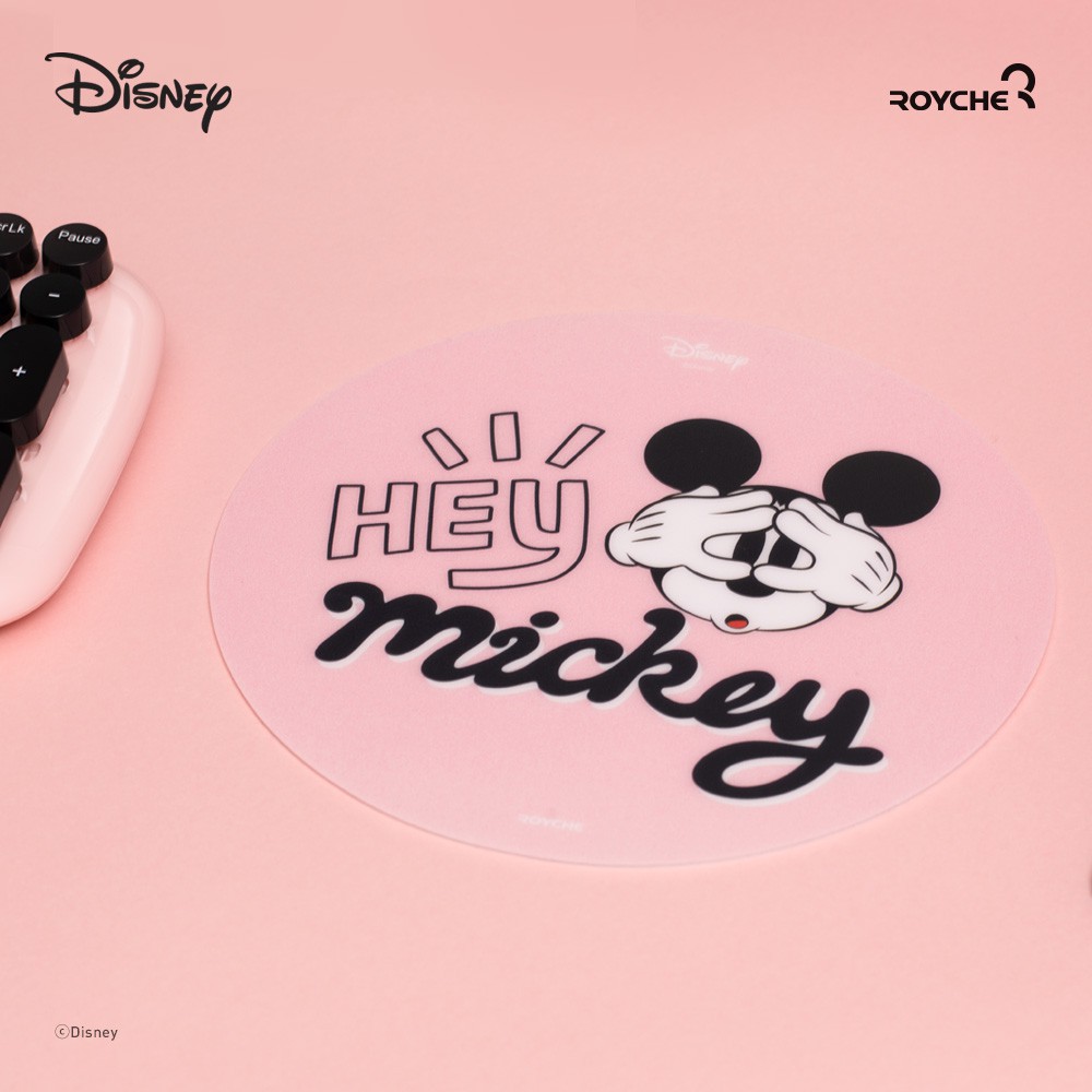 Lót chuột Disney hình tròn nhân vật hoạt hình nhiều mẫu mã chính hãng Royche Hàn Quốc