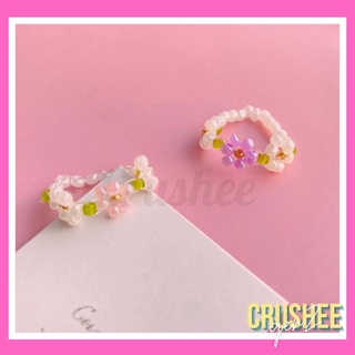 Nhẫn hạt cườm handmade ely rin