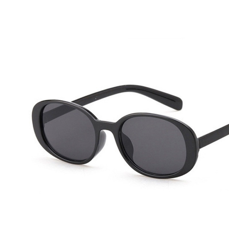 Kính Mát Gọng Oval Mới Mẻ Phong Cách Retro Âu Mỹ