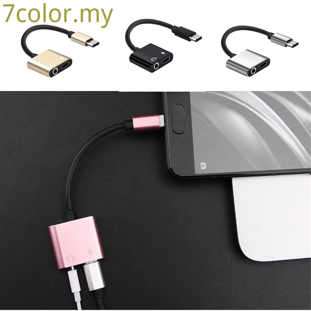 Dây Cáp Âm Thanh Tai Nghe 2 Trong 1 Đầu Cắm 3.5mm