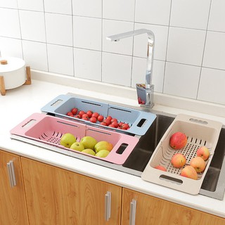Rổ rút gọn lúa mạch để gác chậu rửa bát Kích thước điều chỉnh