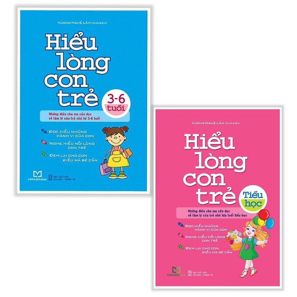 Sách - Combo Hiểu Lòng Con Trẻ (Tiểu Học) + Hiểu Lòng Con Trẻ (3 - 6 Tuổi) Tặng Kèm Bookmark GIGA