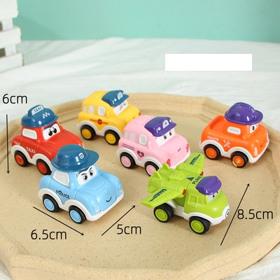 Set trang trí 6 xe oto con sắc màu