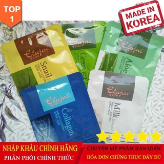 Chuẩn Hàn Quốc [10 miếng]Mặt Nạ Giấy Dưỡng Ẩm Cấp Nước Làm Trắng Mịn Da Elujai