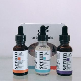 Bộ 3 serum chống lão hóa (vitamin C, Retinol, Hyaluronic) Artnaturals
