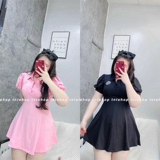 Đầm polo thêu