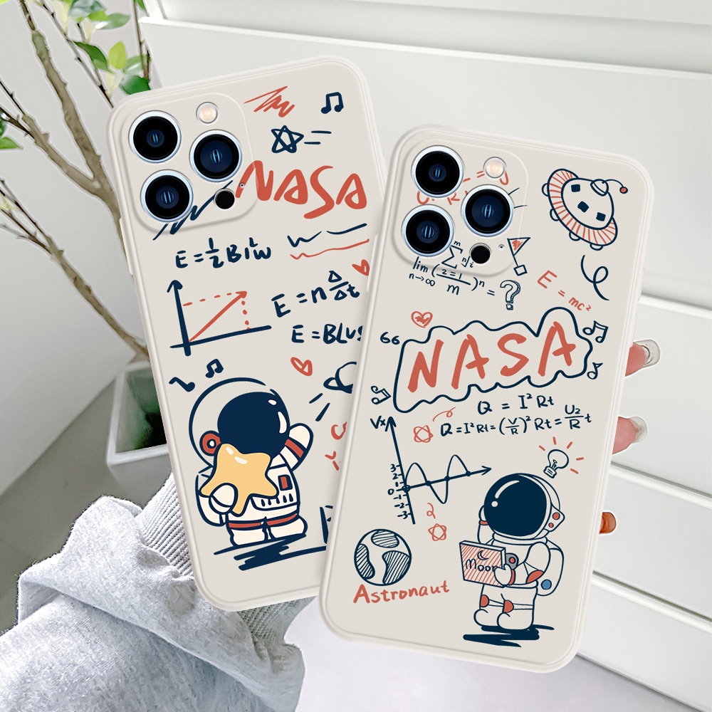 Ốp Điện Thoại Hình Phi Hành Gia Cho VIVO Y20 Y12S/19/11 Y12 Y20S Y12S Y5S Y17 Y15 Y3 Y20i VIVO U3 U10 V20Pro S7 S7T H049 HD