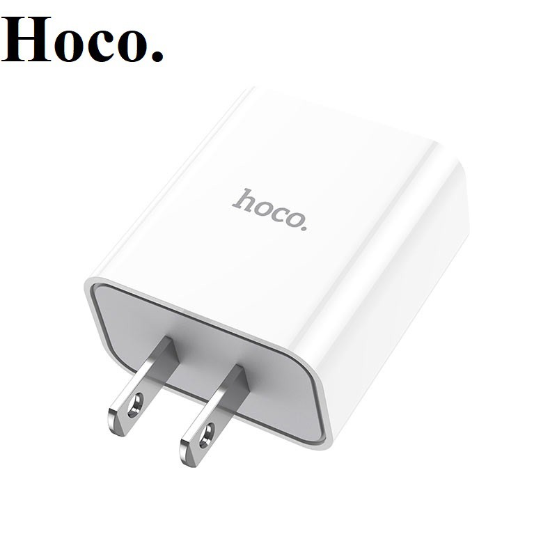 Củ sạc nhanh CHÍNH HÃNG Hoco C81 Tự Ngắt Thông Minh Khi Đầy Pin 1 Cổng USB 2.4A