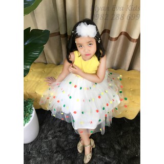 Váy công chúa chấm bi siêu xinh