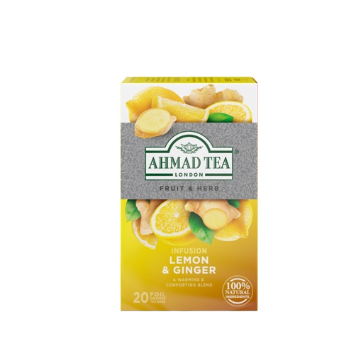 Trà Gừng và Chanh AQ AHMAD 40g date 2023