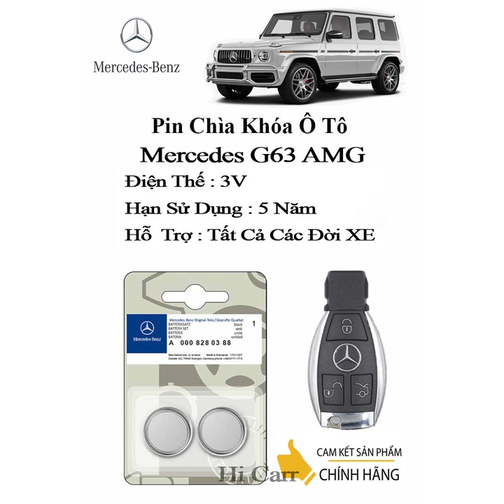 Pin chìa khóa ô tô Mercedes-AMG G63 chính hãng Panasonic