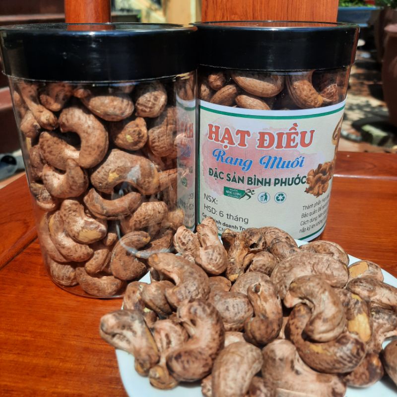 Hạt điều rang muối Bình Phước  - Hộp 400g