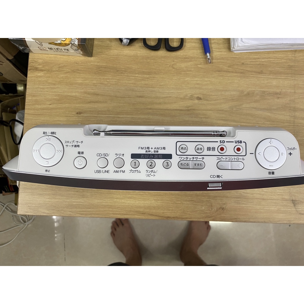 ĐÀI RADIO CASSETTE, CD Toshiba TY-CRX71 NHẬT BẢN