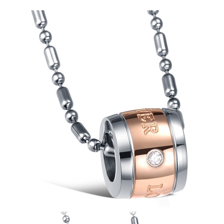 Bộ 2 Dây Chuyền Cặp Titan TT 1449